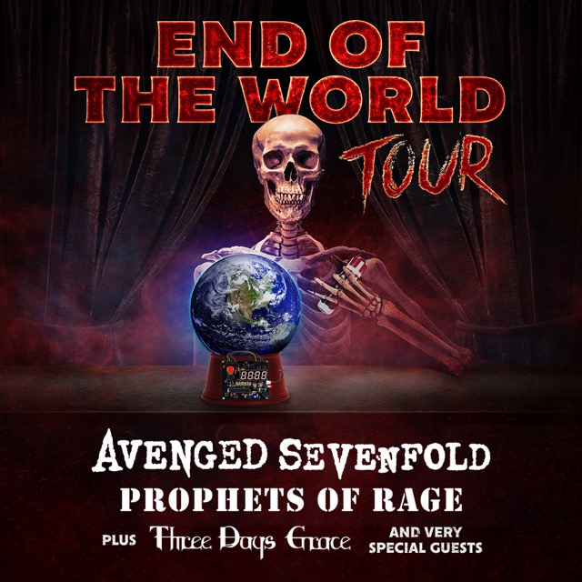Avenged Sevenfold announces North American tour dates w/Prophets of Rage and Three Days Grace