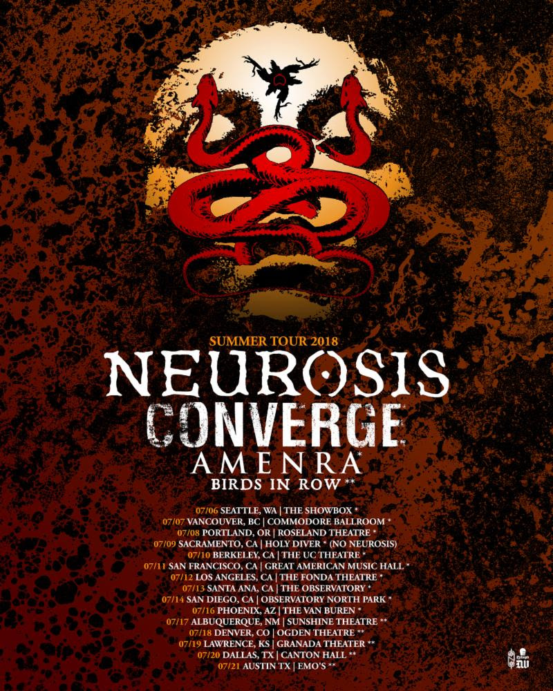 Neurosis announces West Coast tour dates w/ Converge
