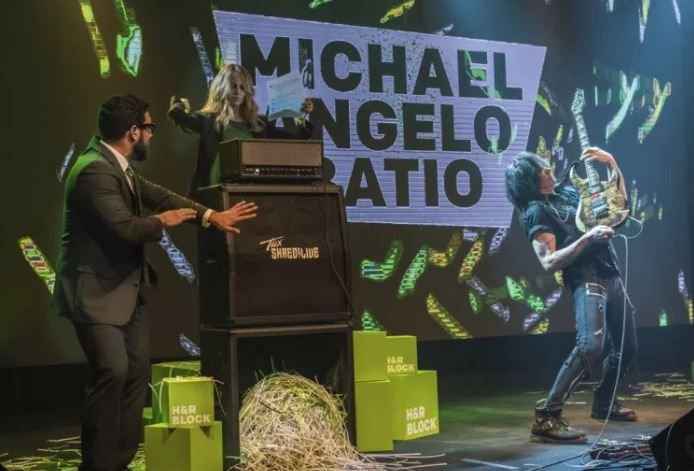 Nitro’s Michael Angelo Batio shreds the competition for tax purposes