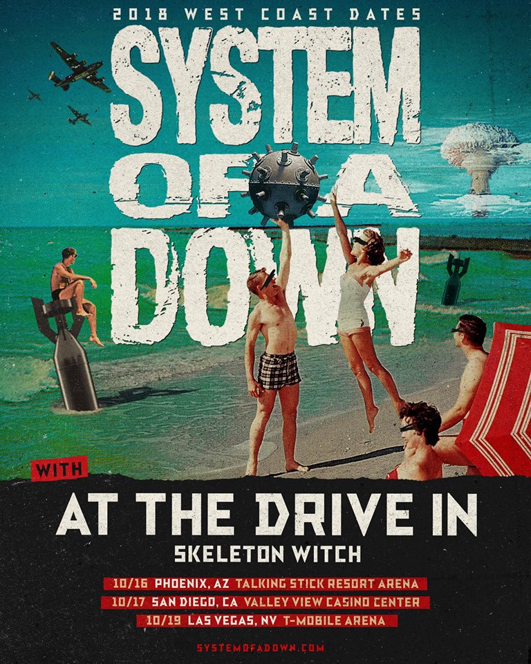 System of a Down announce West Coast Tour dates Metal Insider