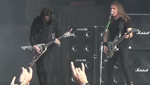 Watch Arch Enemy guitarist Michael Amott join Megadeth onstage at Hellfest Open Air
