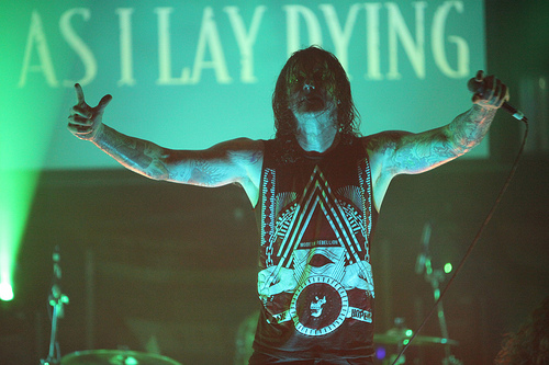 As I Lay Dying’s Tim Lambesis publicly reveals his new wife on Valentine’s Day