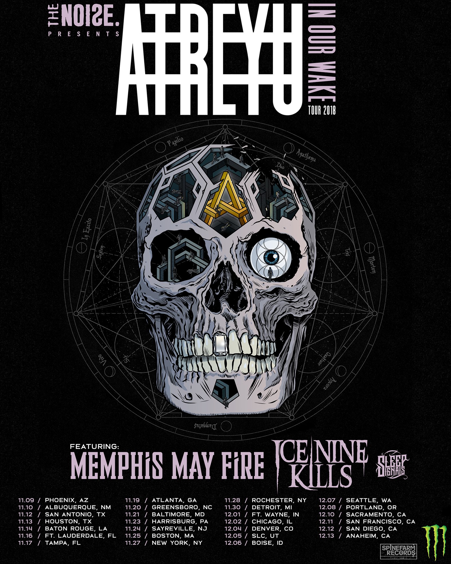 Atreyu announces headlining U.S. Fall Tour Metal Insider