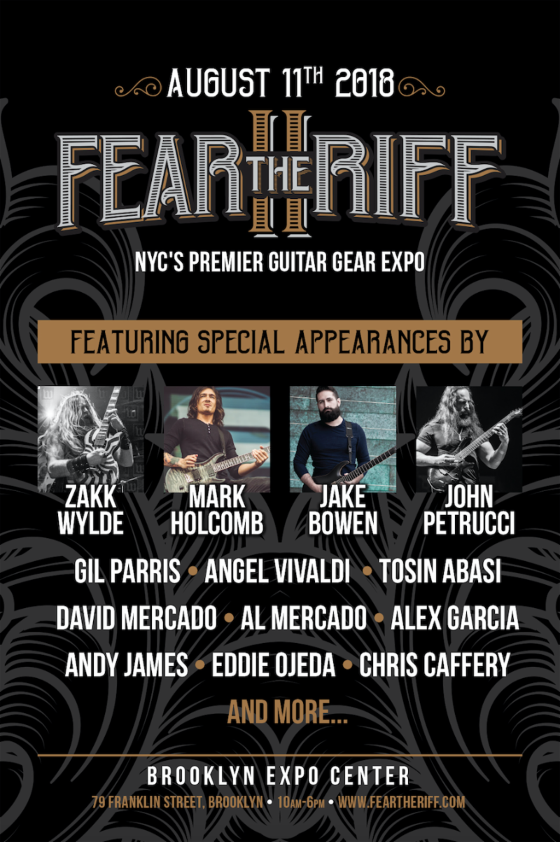 Fear The Riff Expo announce Meet & Greet schedule w/ Zakk Wylde, John Petrucci and more