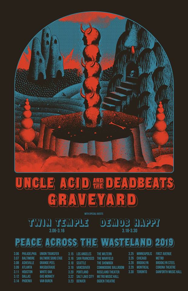 Uncle Acid & the Deadbeats and Graveyard announce co-headlining North American Tour