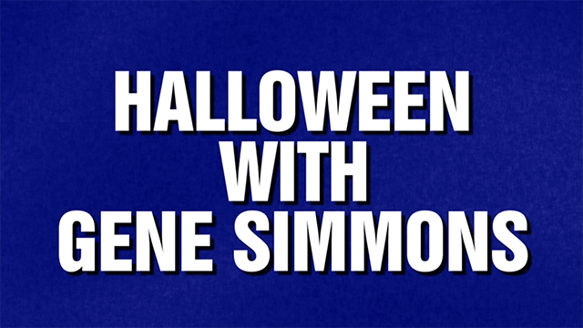 Watch Gene Simmons give clues to ‘Jeopardy!’ contestants; KISS play Late Late Show