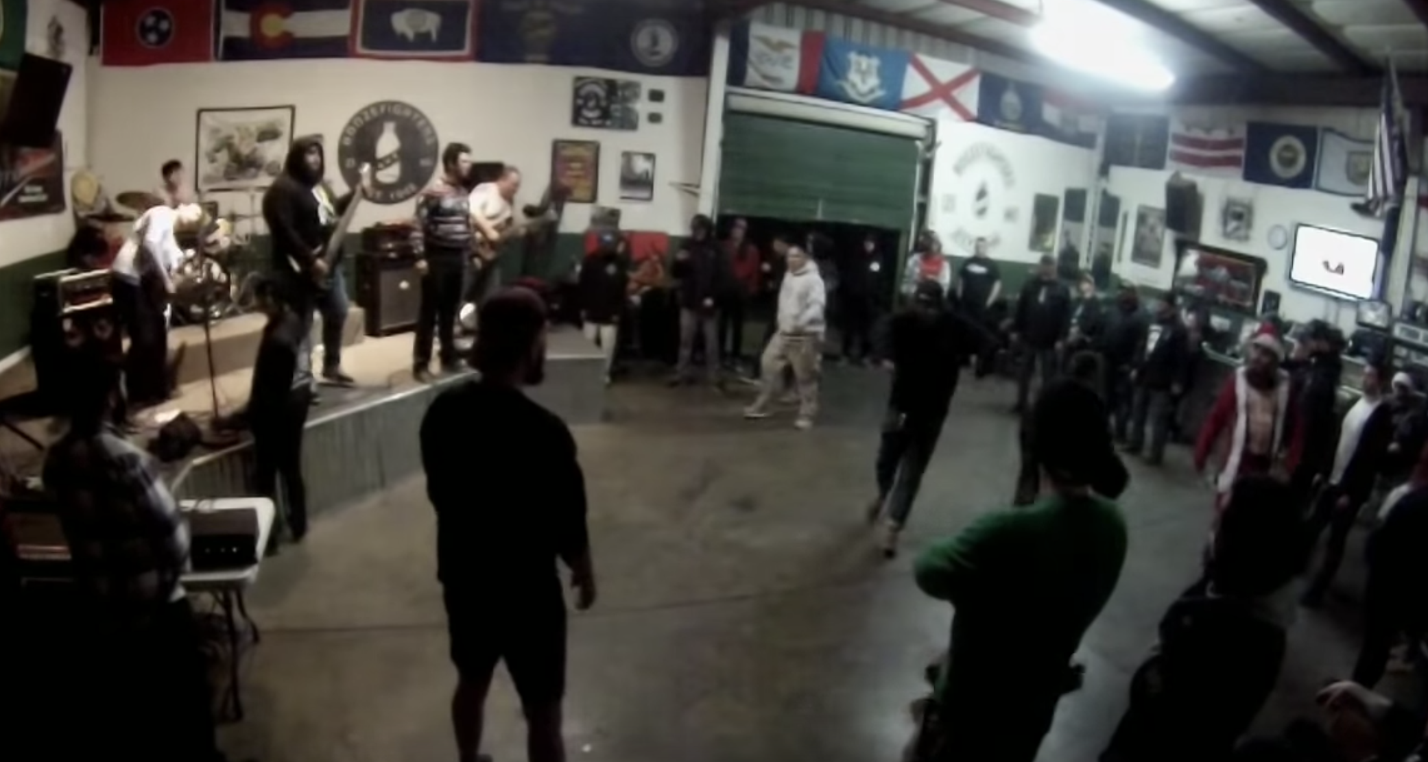 Watch Smack d Up singer get smacked up by Santa Claus Metal Insider