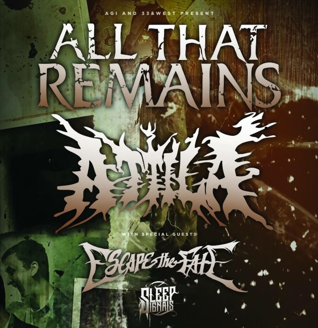 All That Remains and Attila announce co-headlining U.S tour w/ Escape the Fate & Sleep Signals