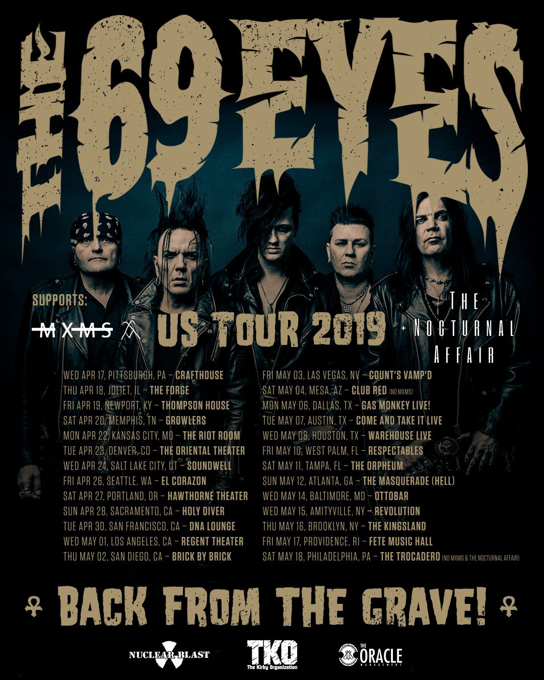 The 69 Eyes announce first U.S tour in a decade Metal Insider