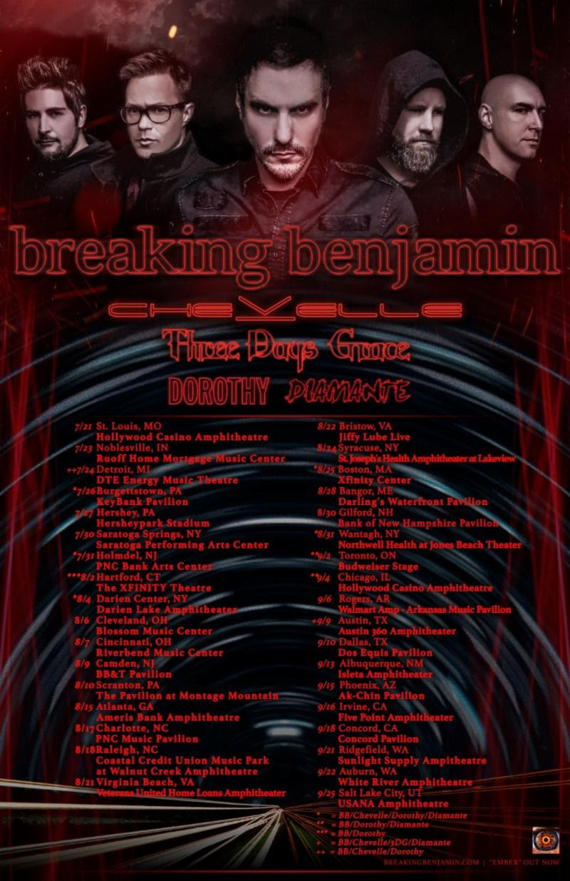 chevelle breaking benjamin tour