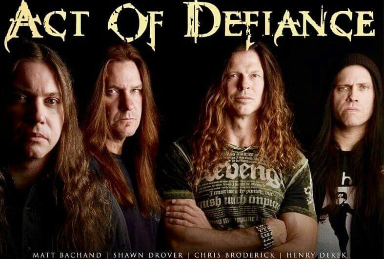 Act of Defiance drop from tour with Overkill and Death Angel