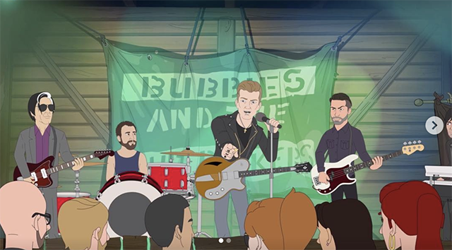 Queens Of The Stone Age appear in ‘Trailer Park Boys’ animated series, band launch guitar auction