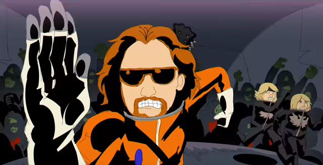 Ace Frehley releases “Mission to Mars” animated video