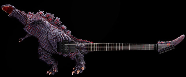 ESP makes limited edition Godzilla-shaped guitar