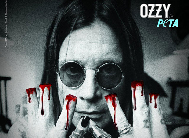 Ozzy Osbourne is against declawing cats in new PETA ad