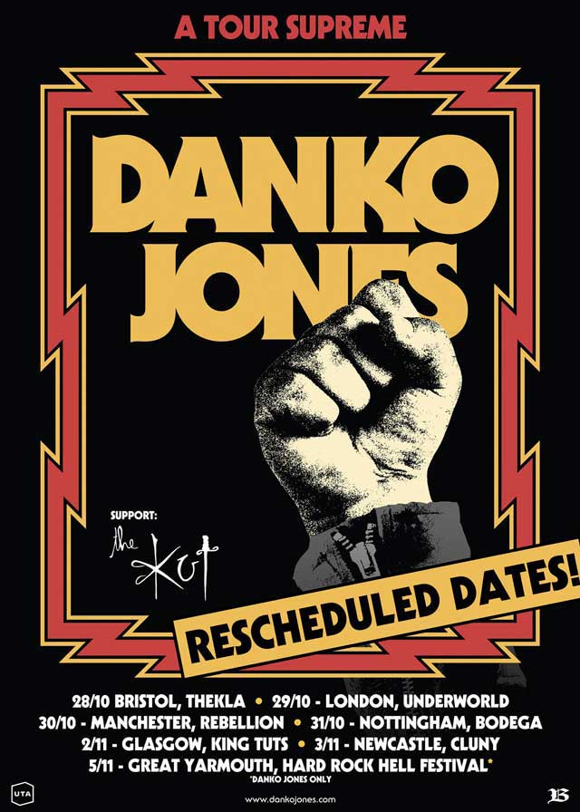 Coronavirus: Danko Jones announce (partially) rescheduled tour dates