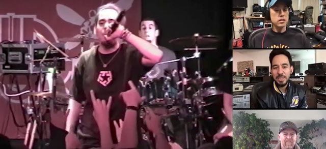 Watch Linkin Park React to 2001 Concert, Raise Money for Charity
