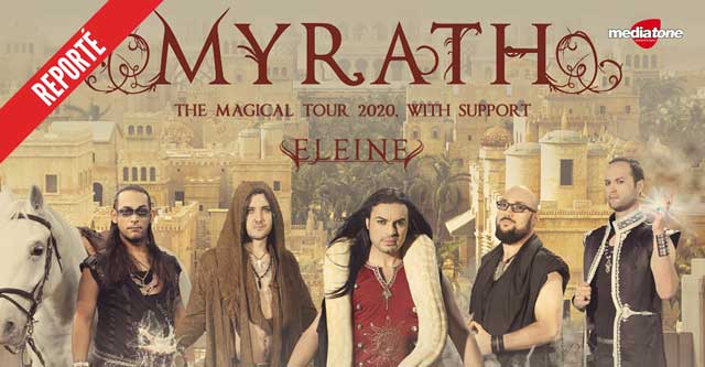 Coronavirus: Myrath tour w/ Eleine CANCELLED