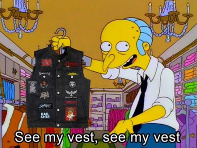 The Simpsons’ Mr.Burns “See My Vest” song goes metal
