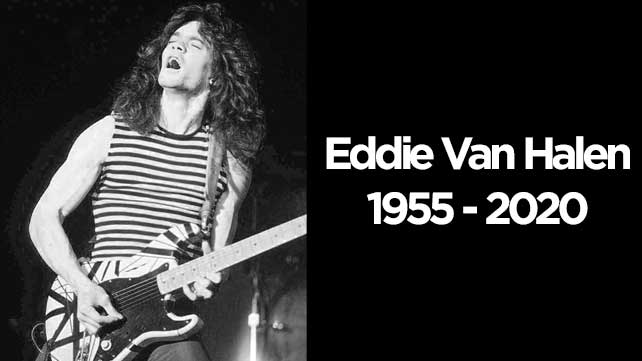 Eddie Van Halen memorial plaque presented in Pasadena Ca