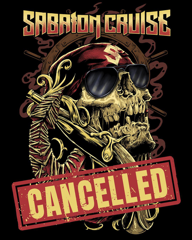 Sabaton Cruise 2020 cancelled Metal Insider