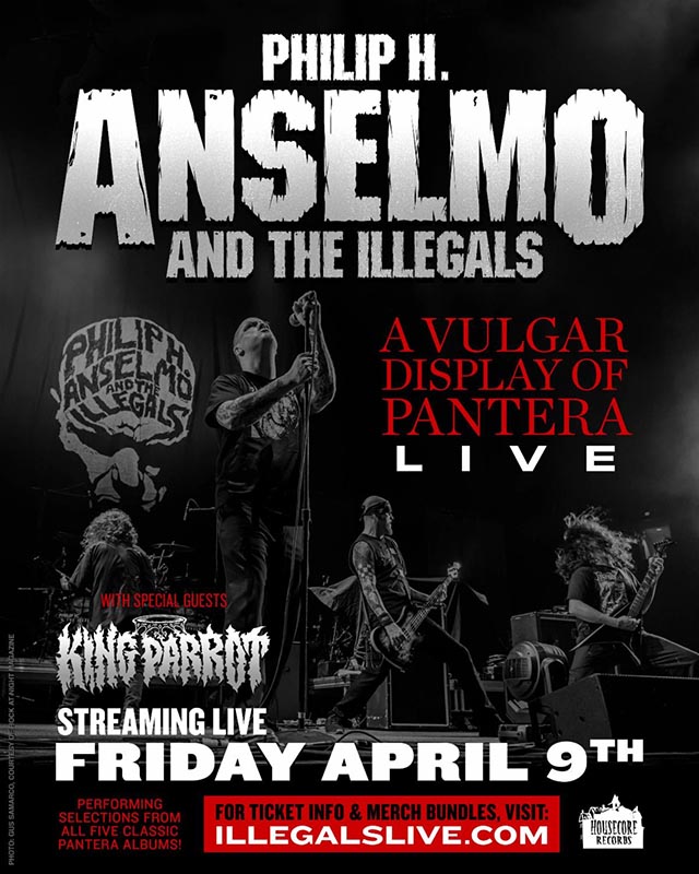 Phil Anselmo and the Illegals Leave No Doubts with their ‘Vulgar Display of Pantera’ Livestream