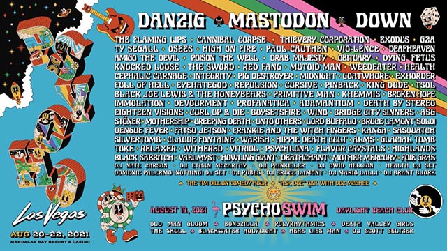 Psycho Las Vegas Festival adds Mastodon, Vio-Lence, Mutoid Man, Goatwhore, and Knocked Loose