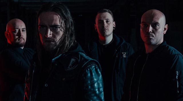 Ingested sign with Metal Blade Records
