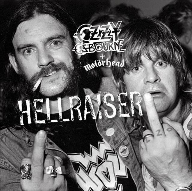 Hear Ozzy and Lemmy sing together on previously unreleased version of “Hellraiser”