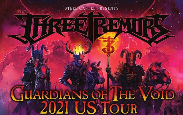The Three Tremors featuring Tim “Ripper” Owens, Sean Peck, and Harry Conklin announce Guardians of the Void LP