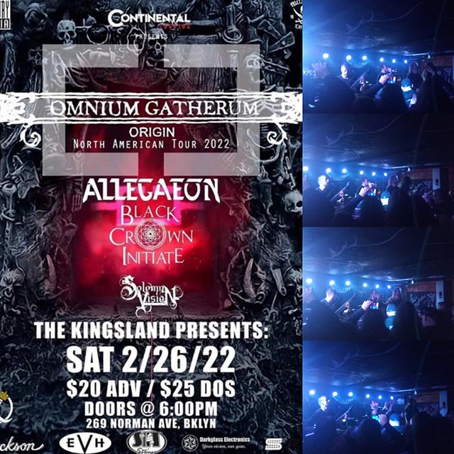 Top Five beastly high points from Allegaeon at Kingsland Bar and Grill on 2/26/22