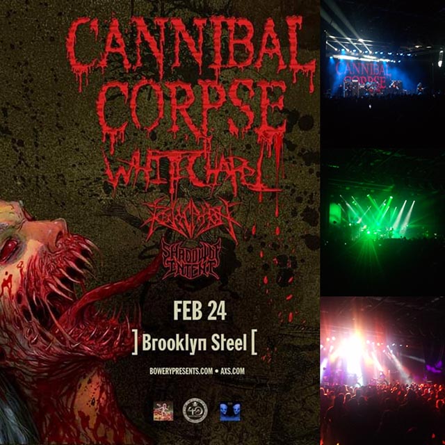 Top Five killer highlights from Cannibal Corpse at Brooklyn Steel on 2/24/22