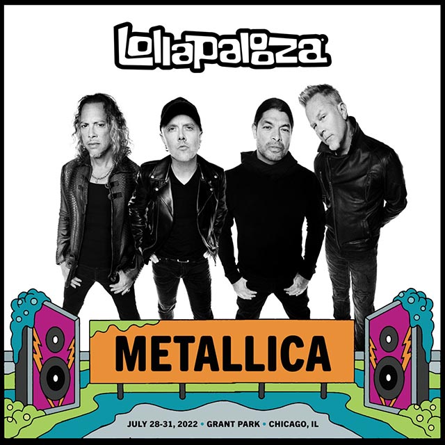 Metallica to headline Lollapalooza 2022