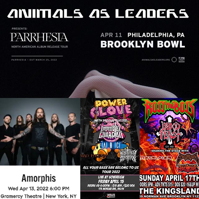 Concert Calendar (4/11-4/17) | Surviving During a Metal Storm. Amorphis, Ross the Boss, & more