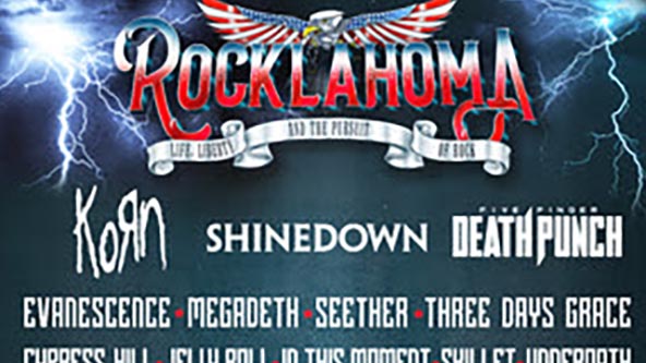 Rocklahoma2022 lineup announced; KoRn, Five Finger Death Punch, Shinedown, and more