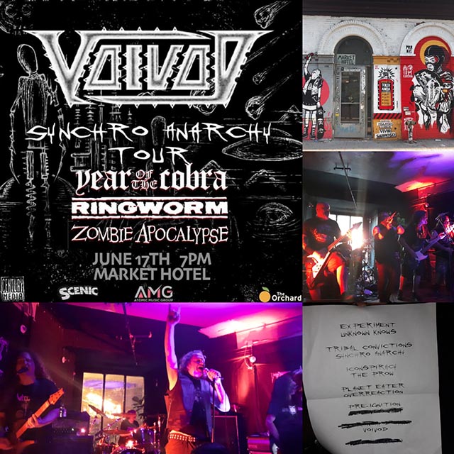 Live Gig Review: Total Synchronized Anarchy with Voivod at the Market Hotel on 6/17/22
