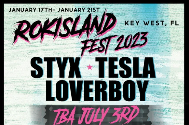 Styx, Tesla, and Loverboy set to headline RokIsland Fest, Key West in 2023