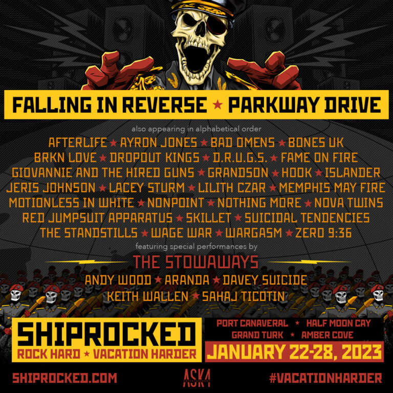Memphis May Fire, Hook, Islander and more added to Shiprocked 2023