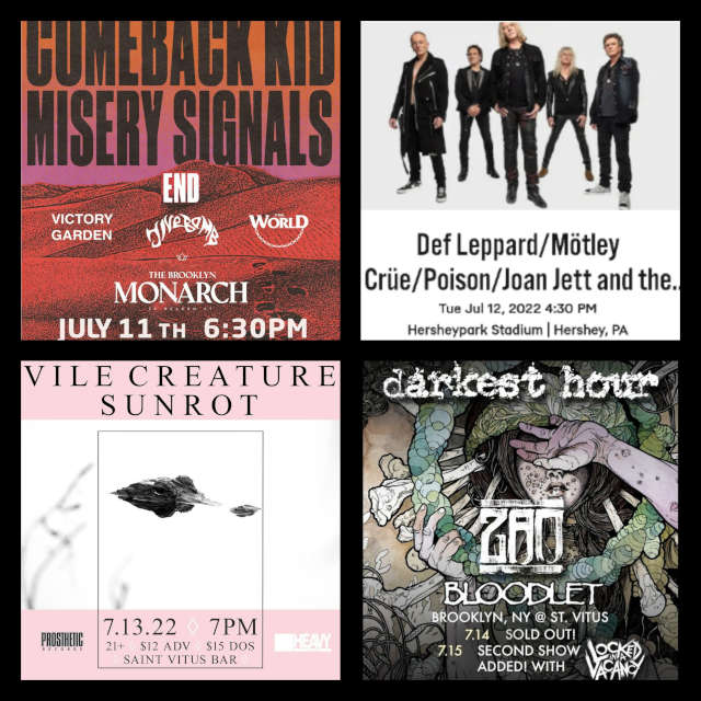 Concert Calendar (7/11-7/16) | The Heat of July: Comeback Kid, Def Leppard, & more