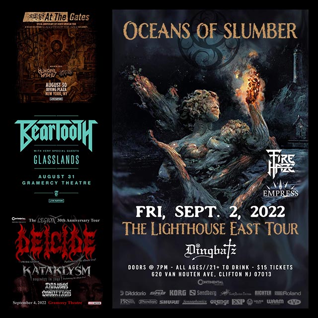Concert Calendar (8/29-9/4): Suddenly, September Arrives: At the Gates, Oceans of Slumber, & more