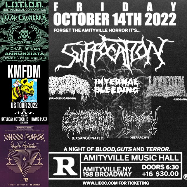 Concert Calendar (10/10-10/16): The Path to All Hallow’s Eve! KMFDM, Smashing Pumpkins, & more: