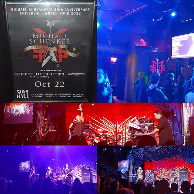 Live Gig Review: five hundred strong celebrate fifty years of rock with the Michael Schenker Group at Sony Hall on 10/22/22