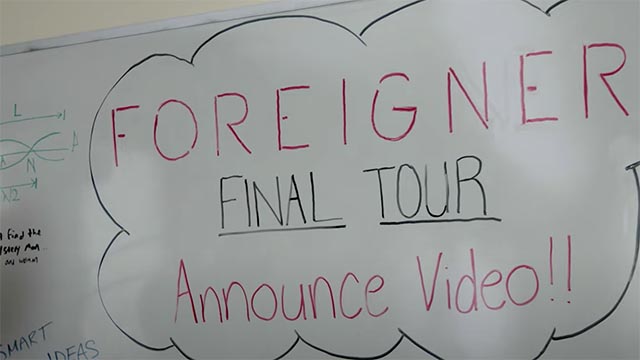 Foreigner announce farewell tour