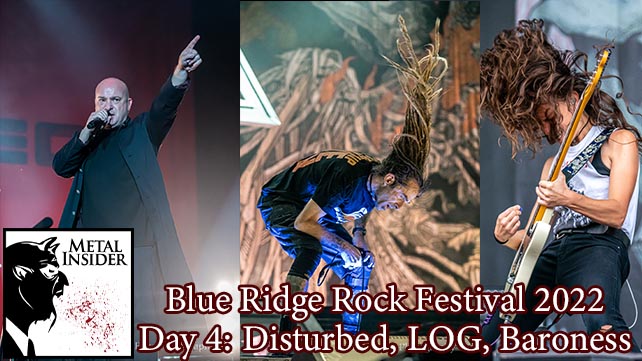 Photos/Review: Disturbed, Lamb of God, Baroness, etc. closed successful Blue Ridge Rock Fest 2022!