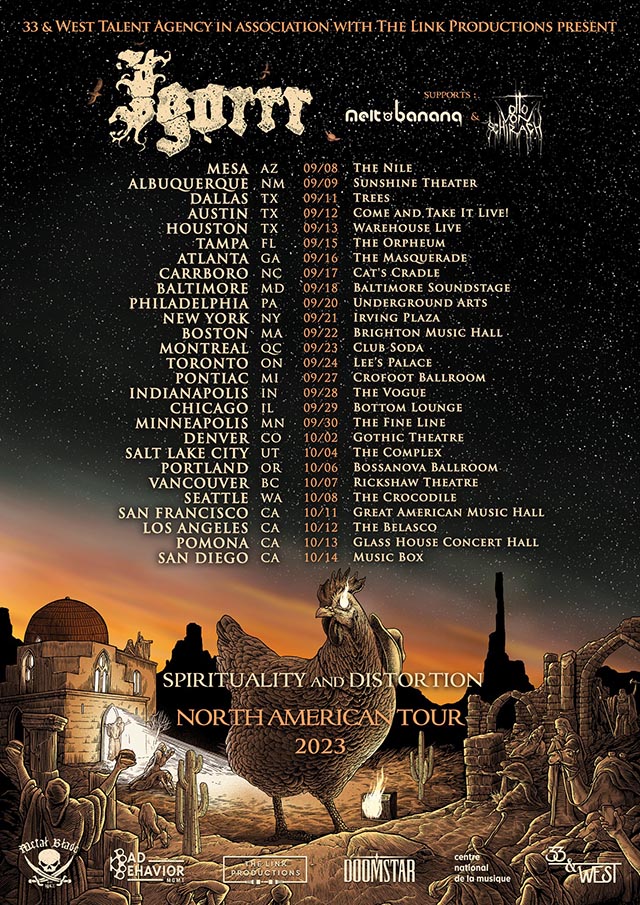 Igorrr announce rescheduled tour dates for North American Tour Metal