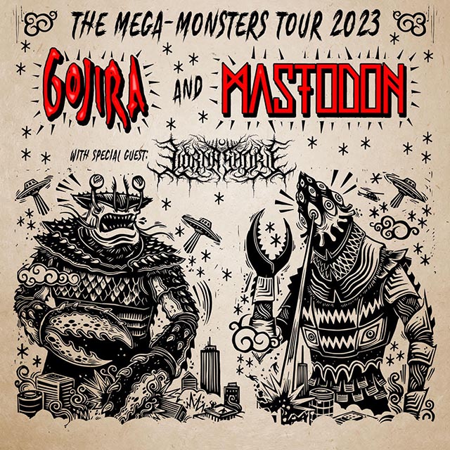 Gojira & Mastodon announce co-headlining arena tour