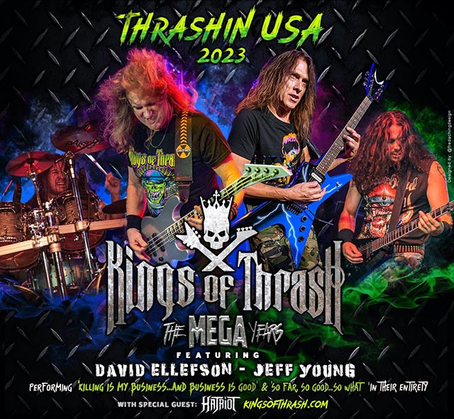 Kings of Thrash (David Ellefson & Jeff Young) announce first leg of 2023 tour dates