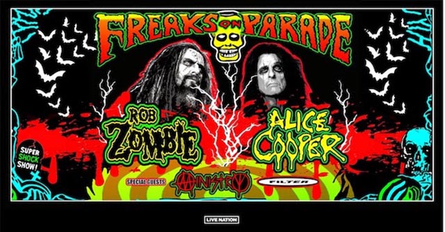 Tour Alert: Rob Zombie & Alice Cooper announce ‘Freaks On Parade’ North American Tour Dates