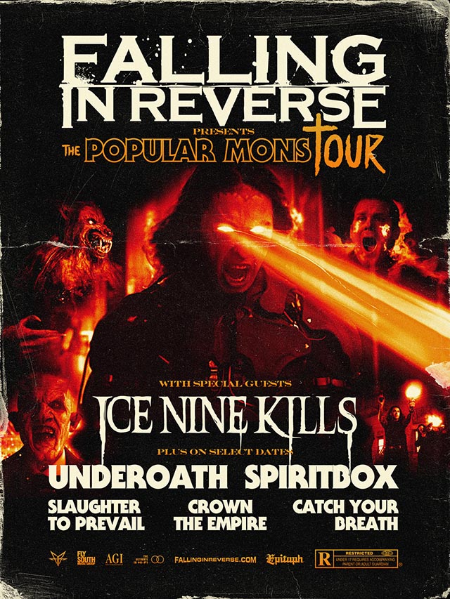 Falling In Reverse announce ‘The Popular MonsTour’ headlining summer tour