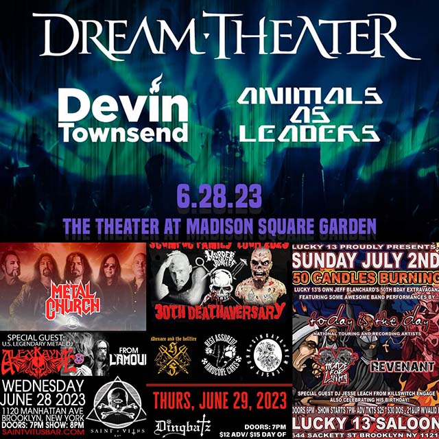 Concert Calendar (6/28-7/02): A Gnarly Summer – Metal Church, Today is the Day, & more